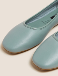 Leather Ballet Pumps