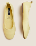 Leather Ballet Pumps