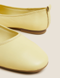 Leather Ballet Pumps