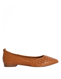 Leather Flat Ballet Pumps