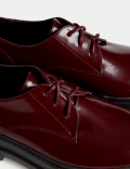 Chunky Lace-Up Flatform Brogues