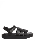 Leather Flatform Sandals