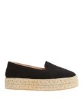 Suede Flatform Espadrilles