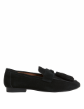 Suede Tassel Flat Loafers