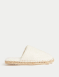 Knitted Mule Slippers