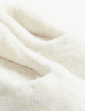 Faux Fur Ballerina Slippers with Freshfeet™