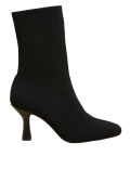 Stiletto Heel Square Toe Sock Boots