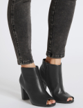Block Heel Ankle Boots with Insolia®