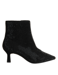 Wide Fit Sparkle Kitten Heel Ankle Boots