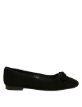 Wide Fit Suede Stain Resistant Ballet Pumps