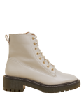 Leather Lace Up Ankle Boots