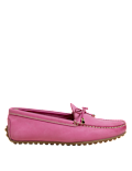 Wide Fit Leather Bow Boat Shoes