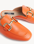Leather Flat Loafers