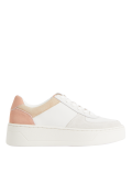 Leather Lace Up Chunky Trainers