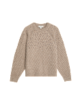Cable Knit Embellished Jumper