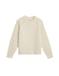 Cable Knit Embellished Jumper
