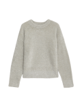 Ombre Tinsel Crew Neck Relaxed Jumper