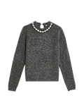 Embellished Crew Neck Jumper