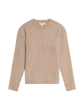 Chenille Ribbed Crew Neck Jumper