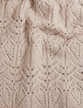 Textured Crew Neck Relaxed Fit Jumper with Wool