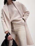 Textured Crew Neck Knitted Vest