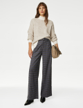 Textured Funnel Neck Jumper