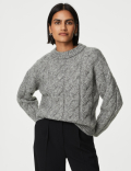 Cable Knit Crew Neck Jumper