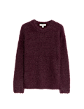 Textured Crew Neck Jumper