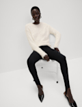 Textured Crew Neck Jumper