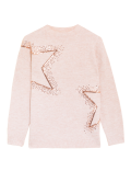 Sequin Star Crew Neck Relaxed Jumper
