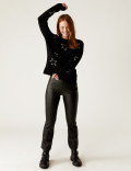 Sparkly Star Crew Neck Jumper