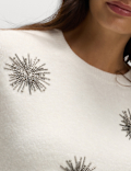 Gem Detail Embellished Jumper with Wool
