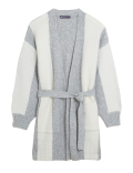 Recycled Blend Striped V-Neck Cardigan