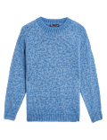 Recycled Blend Textured Crew Neck Jumper