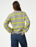 Recycled Blend Striped Crew Neck Jumper