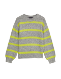 Recycled Blend Striped Crew Neck Jumper