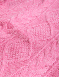 Recycled Blend Cable Knit Knitted Vest