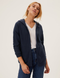 Supersoft Edge to Edge Hooded Cardigan