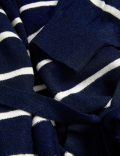 Recycled Blend Striped Relaxed Cardigan