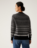 Recycled Blend Fair Isle Relaxed Jumper