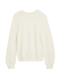 Textured Crew Neck Relaxed Jumper
