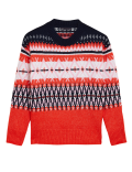 Fair Isle Crew Neck Relaxed Jumper