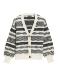 Recycled Blend Fair Isle V-Neck Cardigan