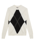Recycled Blend Argyle Relaxed Jumper