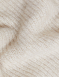 Ribbed V-Neck Relaxed Longline Cardigan