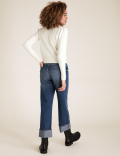 Cotton V-Neck Button Front Cardigan