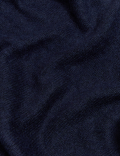 Cropped Hooded Cardigan with Wool