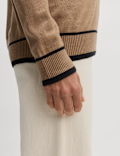Supersoft Tipped Crew Neck Jumper