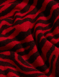 Supersoft Animal Print V-Neck Jumper