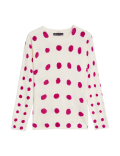 Supersoft Spot Print Crew Neck Jumper